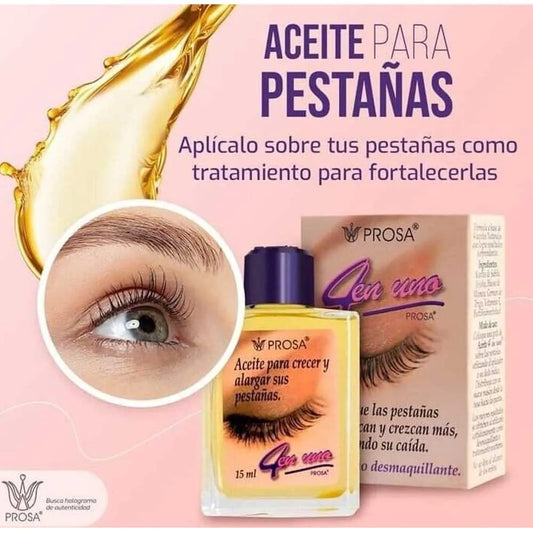 🍯 1. Aceite para Pestañas 4 en 1 Tratamiento Nutritivo y  Alargador