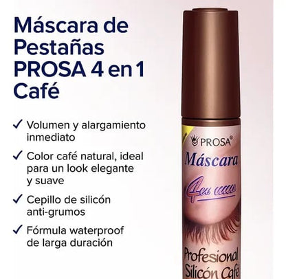 Máscara PROSA 4 en 1 Café Look Natural y Elegante 🍫