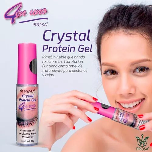 Gel de Proteínas Crystal - Rímel Invisible y Fortalecedor