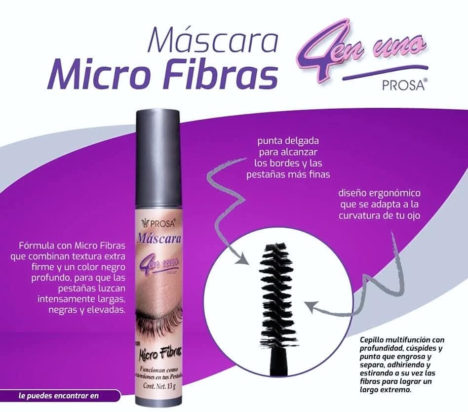 Máscara Micro Fibras PROSA - ¡Efecto Pestañas Postizas! 🚀