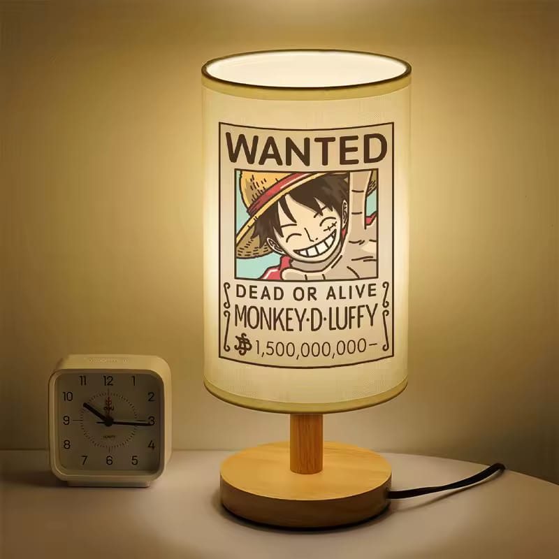 Lámpara de Mesa "Wanted" de Monkey D. Luffy