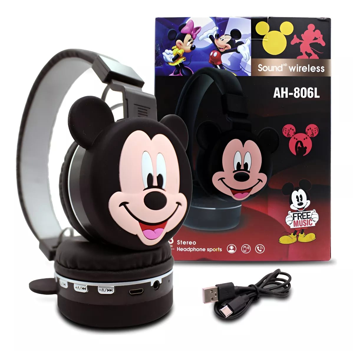 🐭 Audífonos Mickey Mouse: El Clásico de Siempre