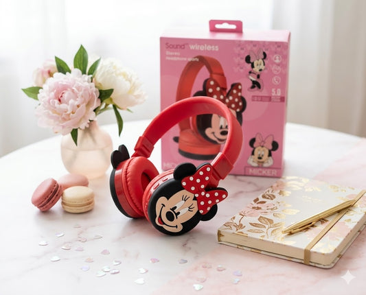 Audífonos Minnie Style: ¡Música y Diversión! ✨
