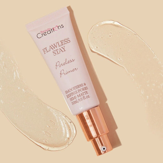 Beauty Creations - Flawless Stay Poreless Primer: Suavidad Semi-Mate