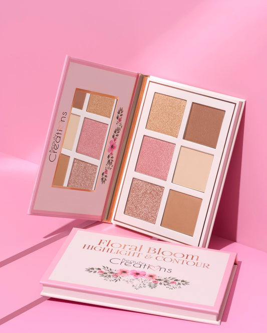 Floral Bloom Highlight &  Contour Palette