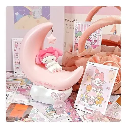 Lámpara Led My Melody En La Luna – Sanrio Cute