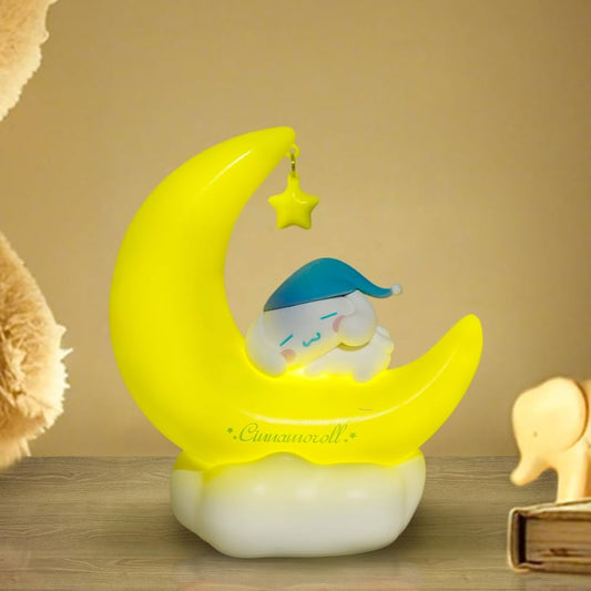 Lámpara  Led Cinnamoroll En La Luna – Sanrio Cute