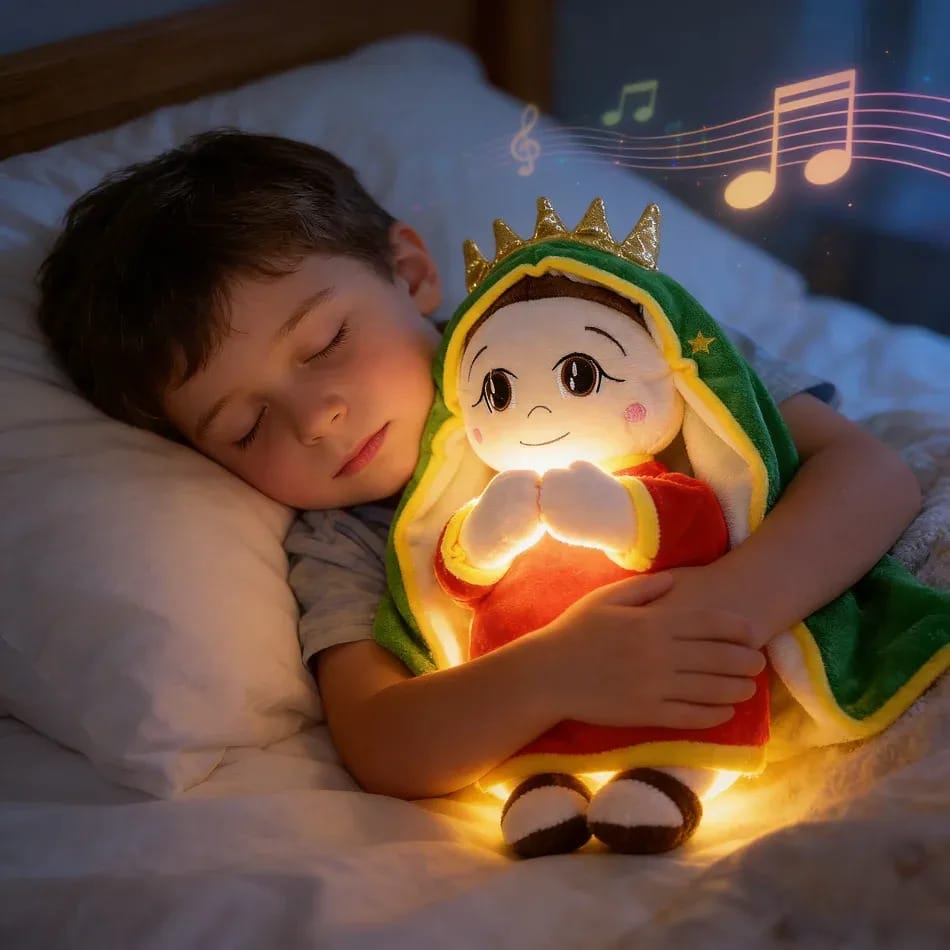 Virgen de Guadalupe con Luz, Música y Respiración 🙏💤