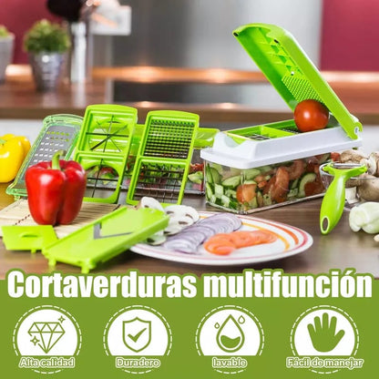 ¡Pica y corta en un solo movimiento! Picador de Vegetales Express 🥦