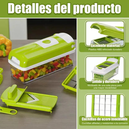 ¡Pica y corta en un solo movimiento! Picador de Vegetales Express 🥦