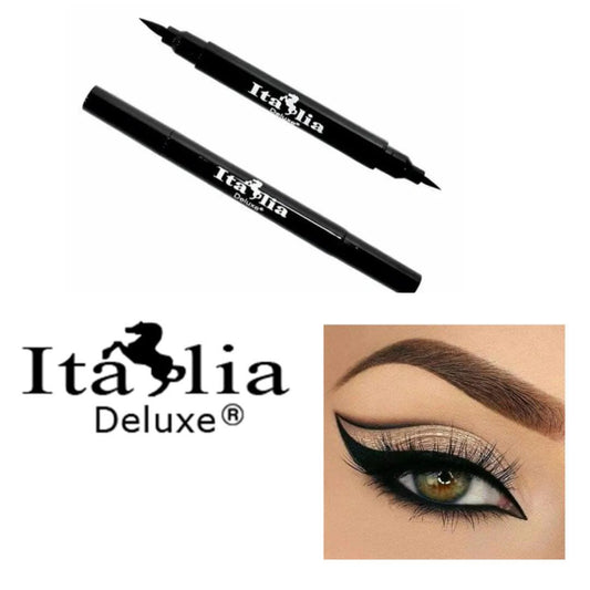 👁️ Delineador "Italia Deluxe Perfect Eyeliner"  doble punta