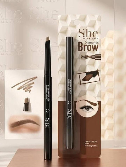 Lápiz para Cejas "Diamonds Brow" She Makeup