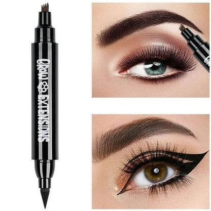 Brow Extensions 2 en 1: Plumón de Cejas y Delineador ✍️