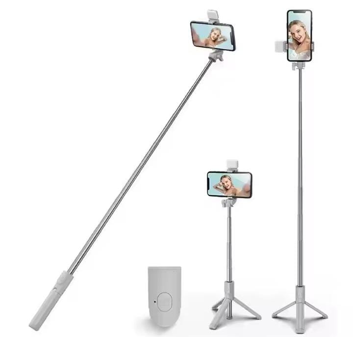 Selfie Stick 3 en 1 con Trípode y Bluetooth 📱📸