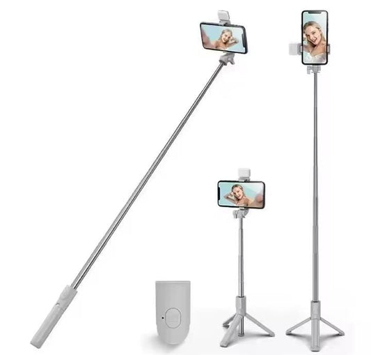 Selfie Stick 3 en 1 con Trípode y Bluetooth 📱📸
