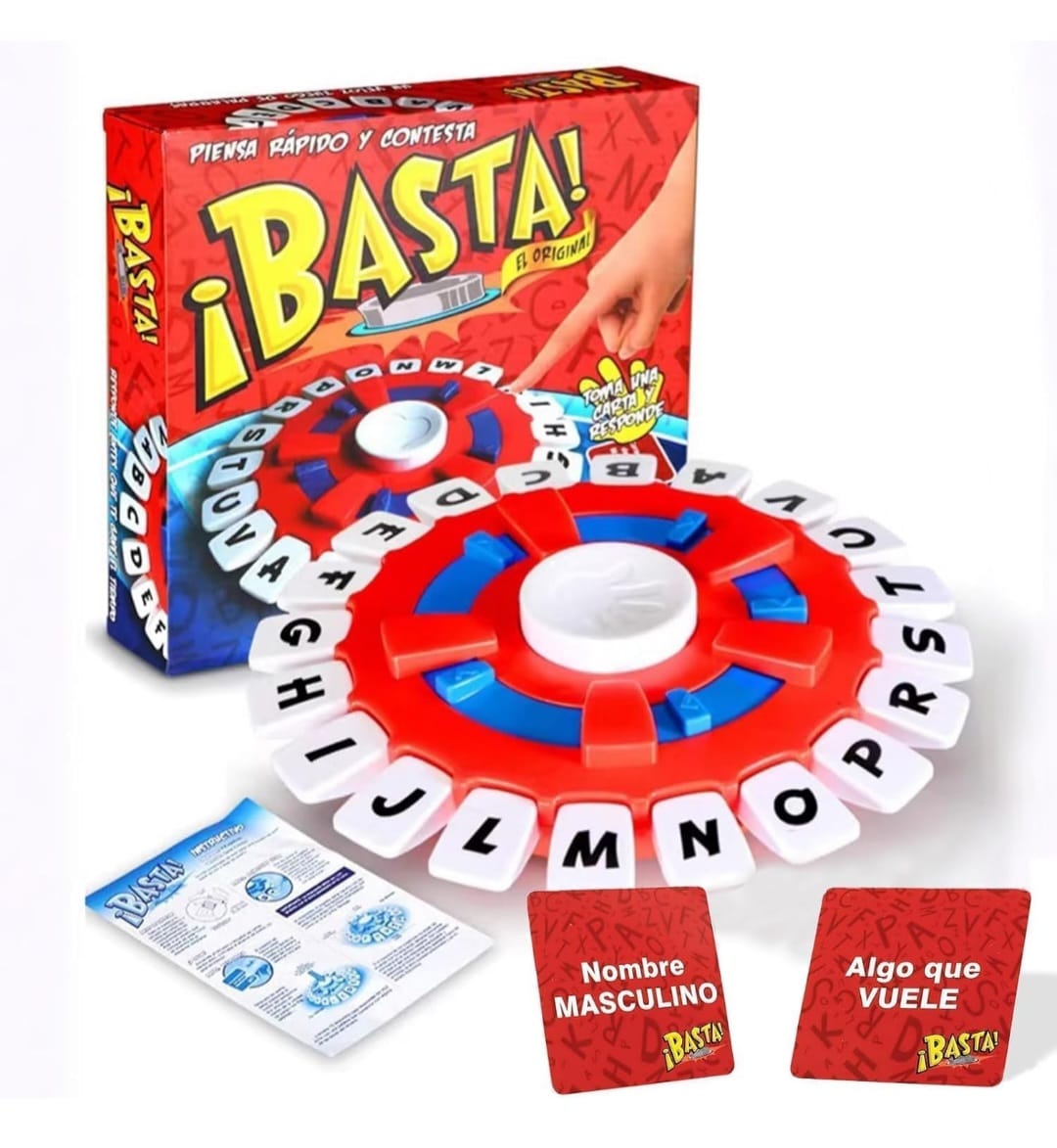 Juego de Mesa Familiar "¡Basta!" Original 🎲