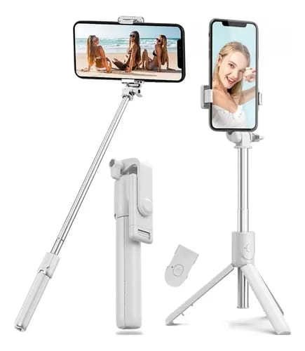 Selfie Stick 3 en 1 con Trípode y Bluetooth 📱📸