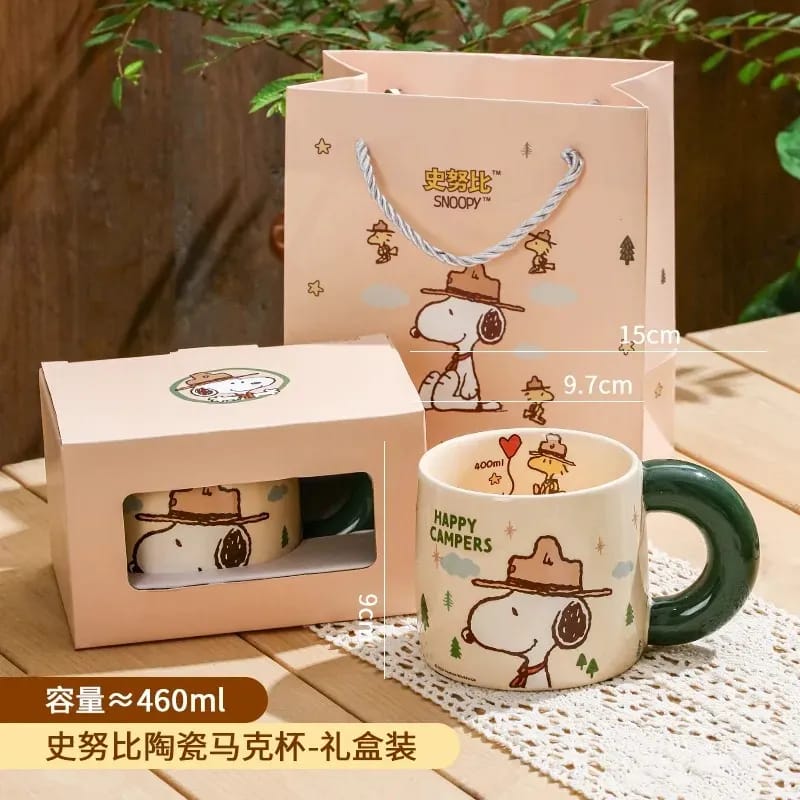 Taza de Cerámica Snoopy Campers🏕️☕