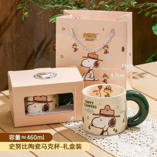 Taza de Cerámica Snoopy Campers🏕️☕