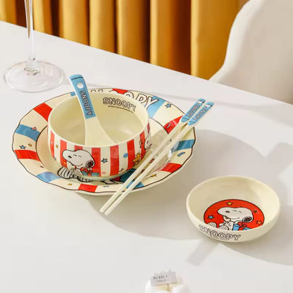 Set de Vajilla "Celebration" – Snoopy Festivo🎈🍜