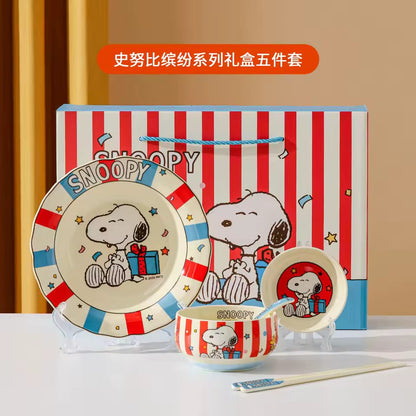 Set de Vajilla "Celebration" – Snoopy Festivo🎈🍜