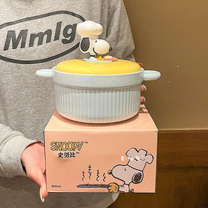 ¡Dale un toque delicioso a tu cocina con la Cacerola Chef Snoopy!