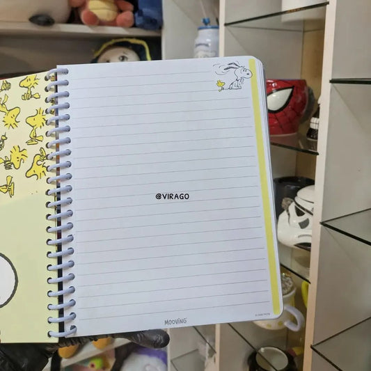 Cuaderno Espiral Snoopy y Woodstock – Colección Oficial Mooving