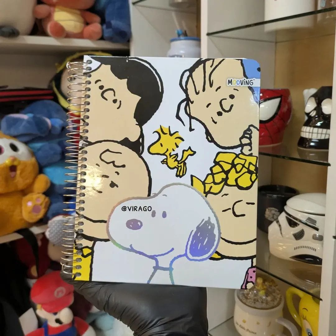 Cuaderno Espiral Snoopy (Cuadriculado) – Edición Especial Mooving
