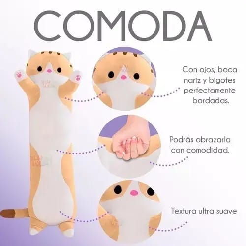 Peluches de Gatos Extra Largos 🐱70CM