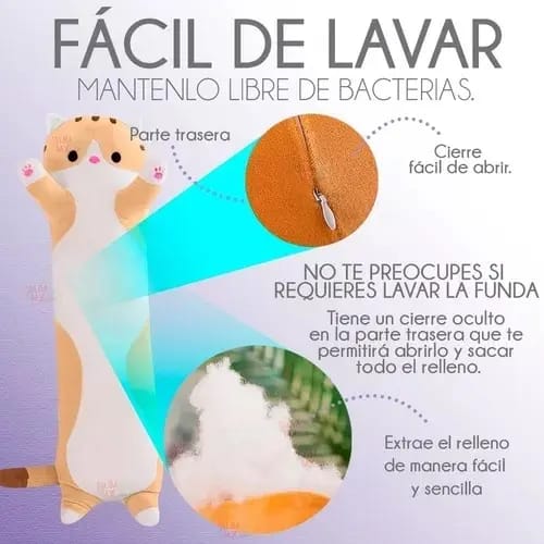 Peluches de Gatos Extra Largos 🐱70CM
