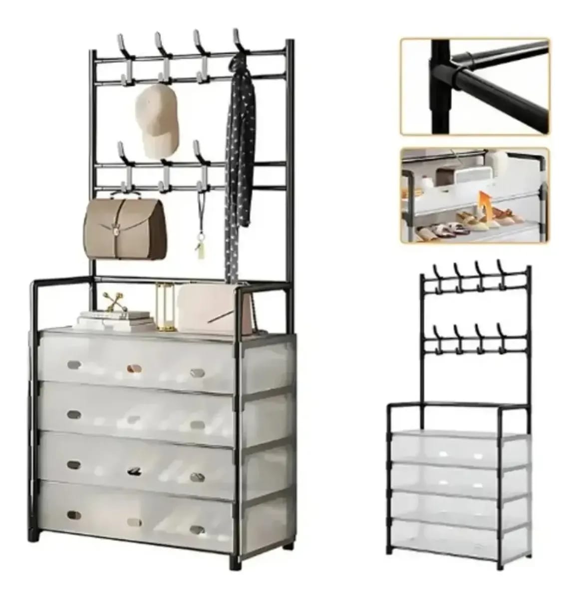 🧥 Organizador de Entrada Estilo Industrial
