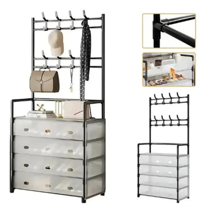 🧥 Organizador de Entrada Estilo Industrial