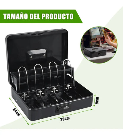 💰 Caja de Seguridad con clave para Efectivo