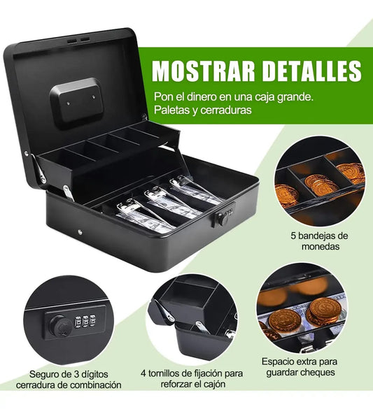 💰 Caja de Seguridad con clave para Efectivo