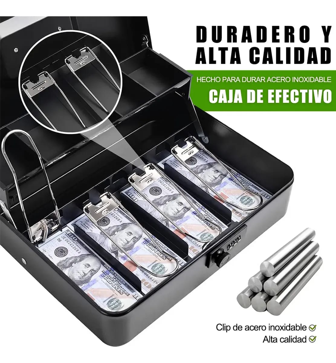 💰 Caja de Seguridad con clave para Efectivo