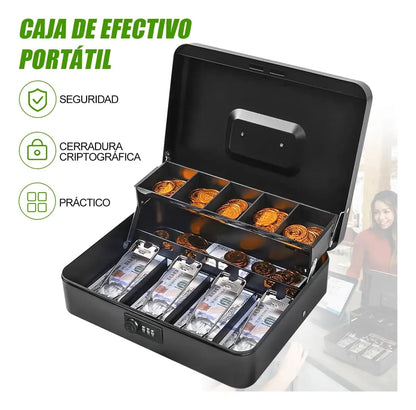 💰 Caja de Seguridad con clave para Efectivo