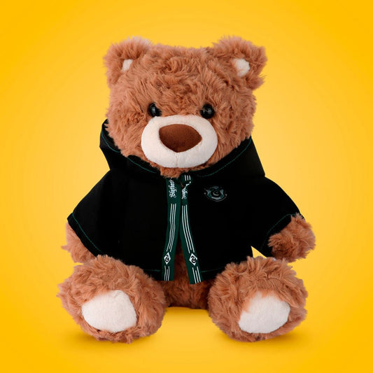 Peluche Harry Potter Osito Con Túnica Slytherin Felpa Café 28x27 cm