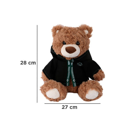 Peluche Harry Potter Osito Con Túnica Slytherin Felpa Café 28x27 cm
