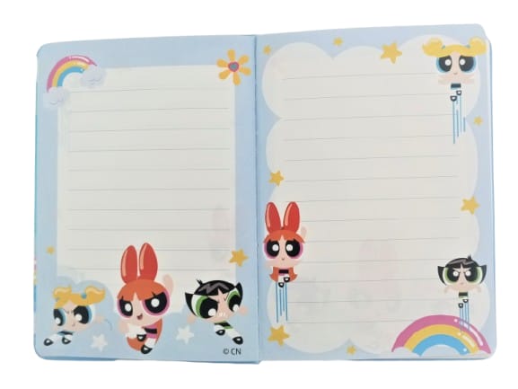 Libreta 3D Burbuja - Las Chicas Superpoderosas (80 Pág.) 💙
