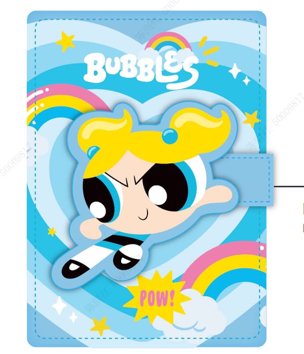 Libreta 3D Burbuja - Las Chicas Superpoderosas (80 Pág.) 💙