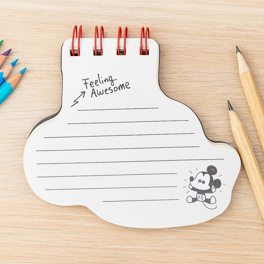 Mini Libreta Argollada Mickey Mouse – Edición Sketch