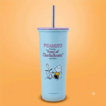 Vaso Térmico Peanuts "Charlie Brown &amp; Snoopy" 🥤💙800ML