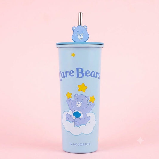 Vaso Térmico Care Bears Azul con Popote 💙🐻⭐
