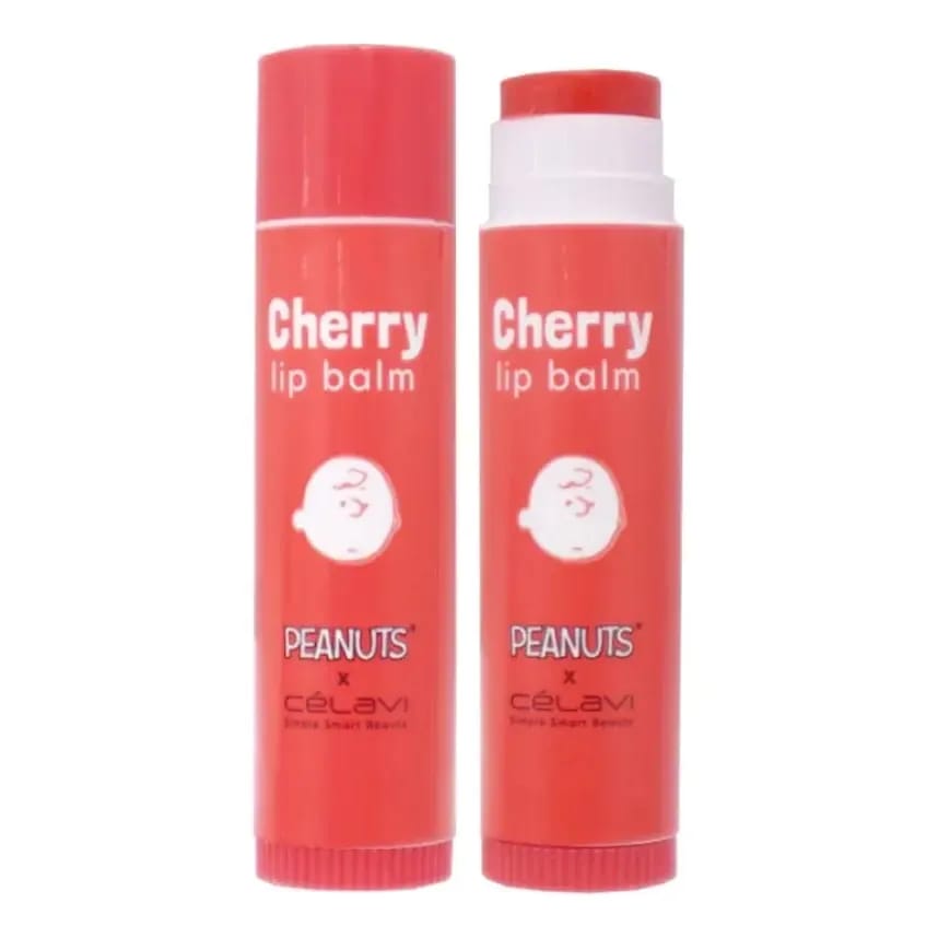 💋 Set de Bálsamos Labiales Peanuts x Célavi (4 Piezas)