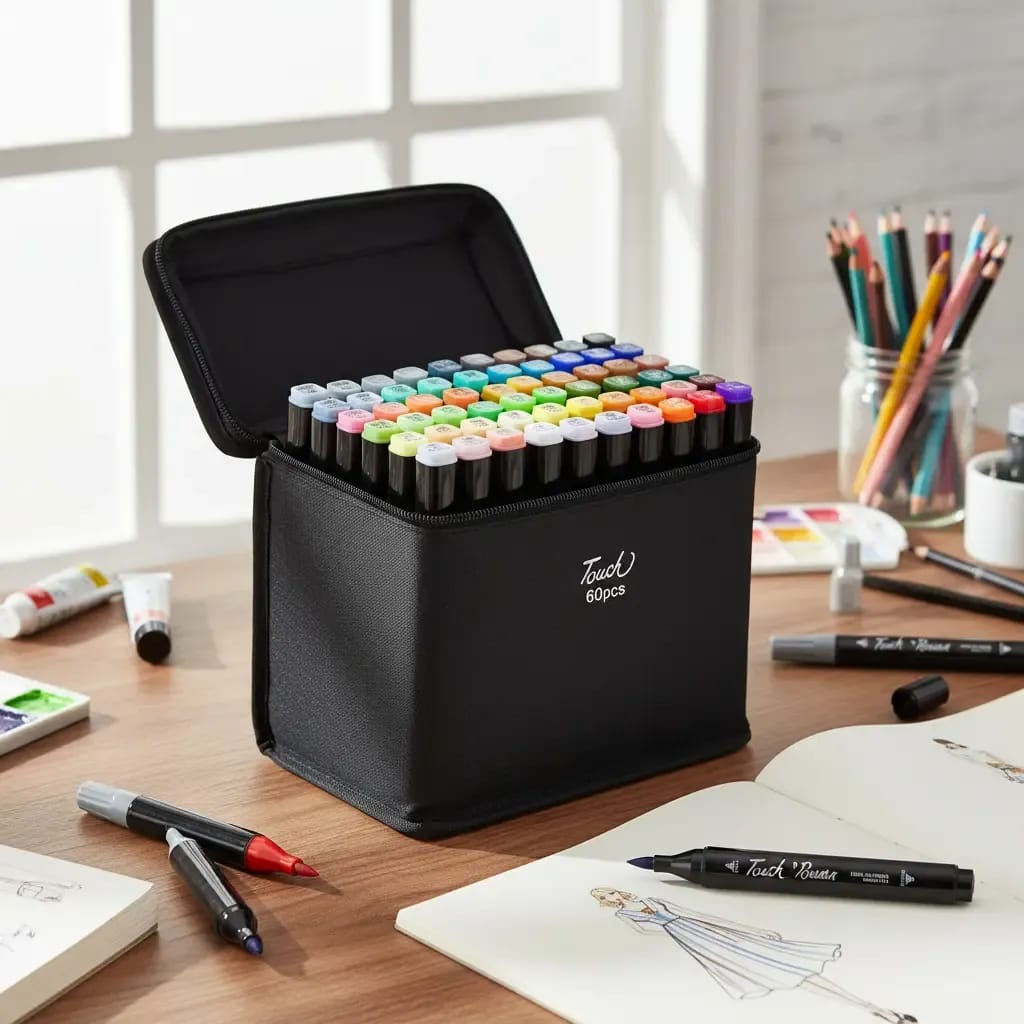 Kit Profesional de Marcadores Artísticos - 60 Piezas 🖌️