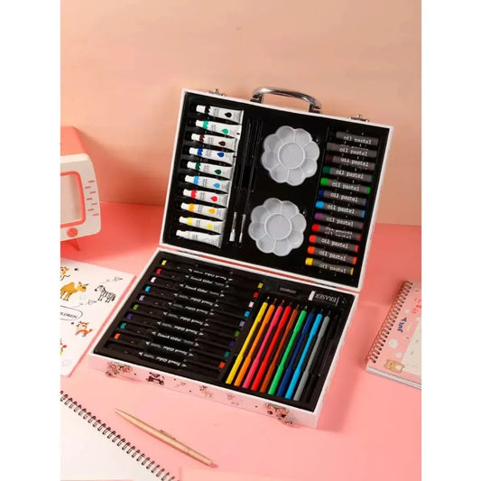 🎨 Maletín de Arte Infantil con Diseños de Animales  145pc🎨