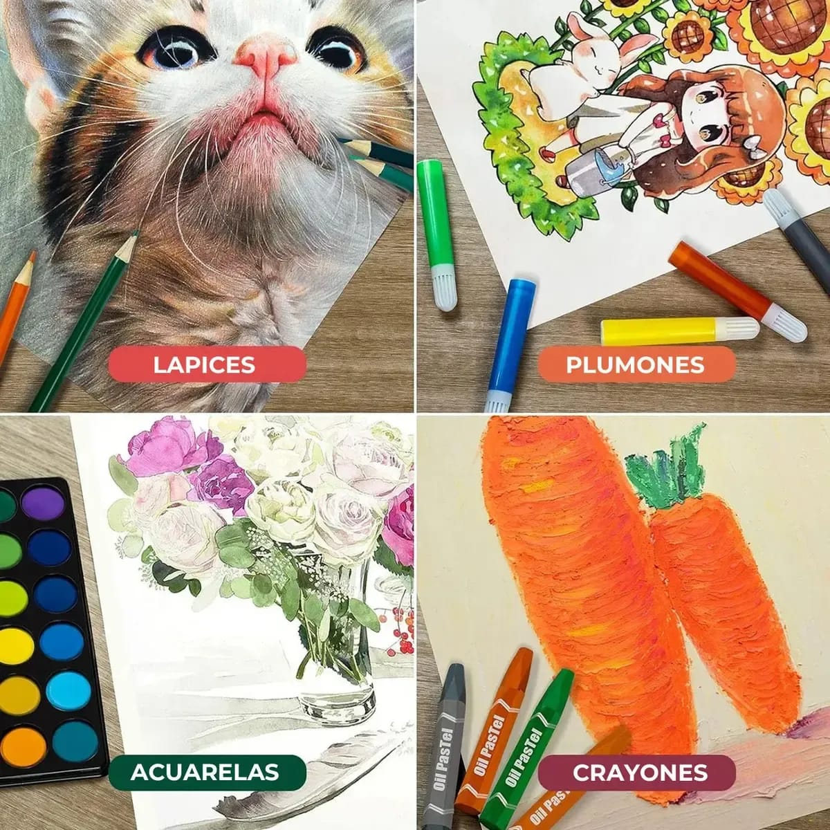 🦄 Maletín Metálico de Dibujo Mágico de Unicornio