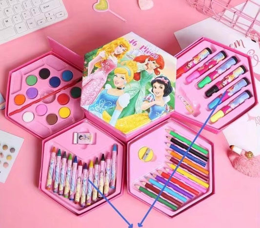 🎨 Set de arte de las Princesas Disney  46pc 👑💖