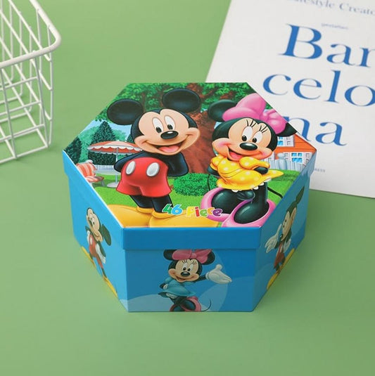 🎨 Set de arte de Mickey y Minnie Mouse   46pc 💖🖌️