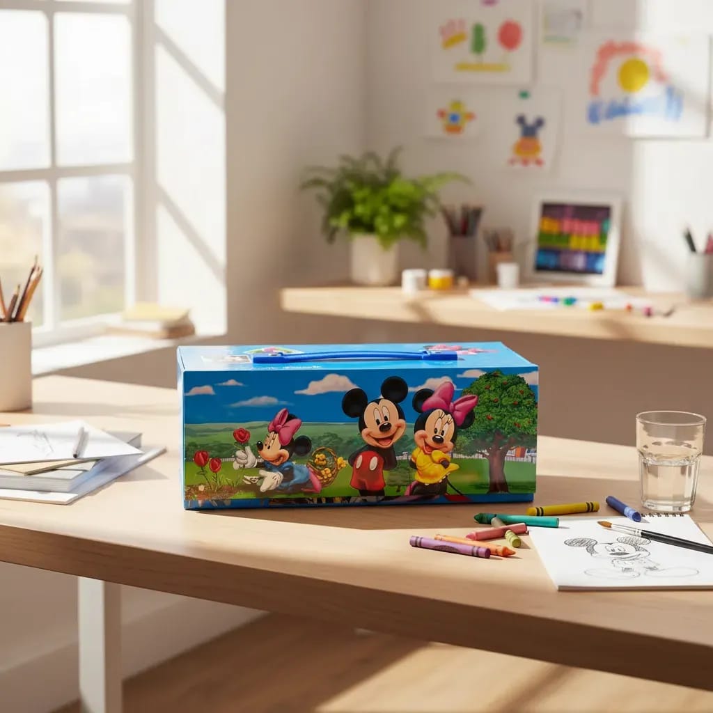 🎨 Set de arte de Mickey y Minnie Mouse 54pc💖🖌️